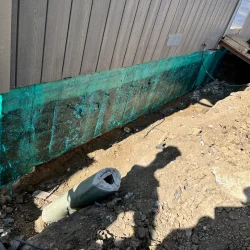 Exterior Wall Is Primed
