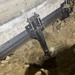 Helical Pier With Steel Angle
