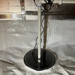 Sump Pump and Vapor Barrier