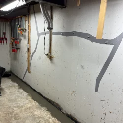 TopDrain Installed With Epoxy Injection