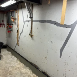 TopDrain Installed With Epoxy Injection