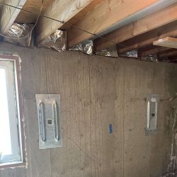 basement wall anchors for wall stabilization