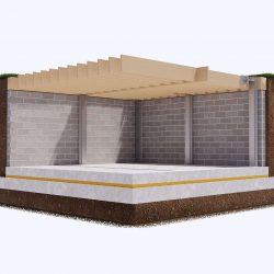 illustration of wall stabilization